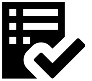 Schematic representation of a checkbox.